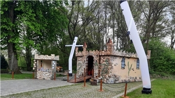 Hui Buh spukt auf dem Vitusplatz