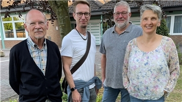 Das Foto zeigt den Vorstand der KGS Sittensen. 