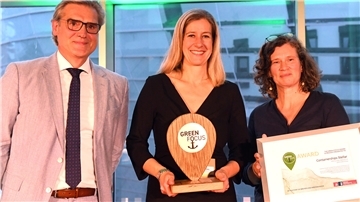 Von links: Robert Howe, Mirja Nibbe sowie Katja von Bargen