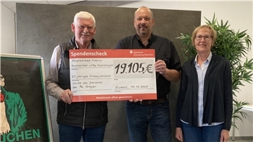 19.105 Euro für das Kinderhospiz Fidelius