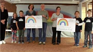 Spendenlauf der Grundschule Lunestedt bricht alle Rekorde
