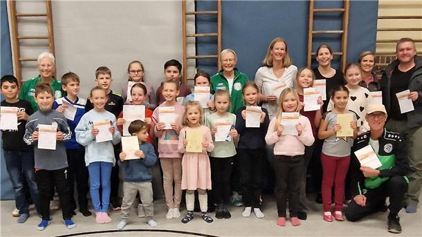 Erfolgreiche Teilnahme am diesjährigen Sportabzeichen