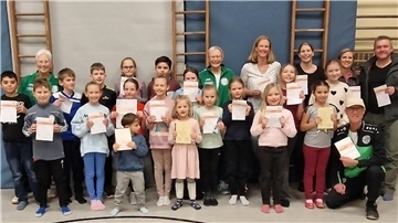 Erfolgreiche Teilnahme am diesjährigen Sportabzeichen