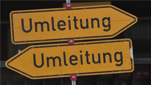 Umleitungsschild