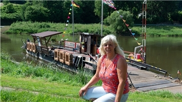 Die Fährfrau von der Weser
