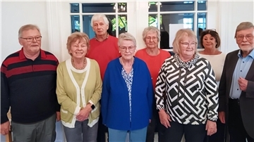 Der neue Vorstand der Seniorenunion in Nordenham.