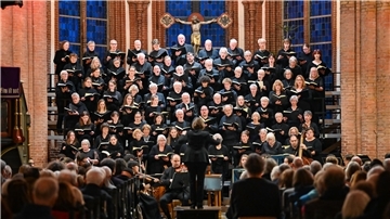 Kantorei im Altarraum