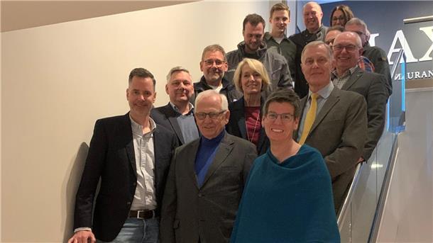FDP-Bundestragsfraktionschef Christian Dürr mit Nordenhamer Mittelständlern