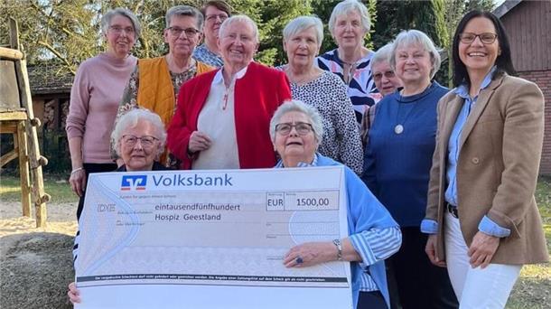 Hospiz freut sich über 1500-Euro-Spende