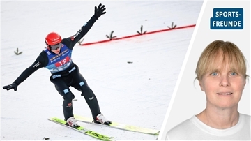 Karl Geiger auf Skiern.