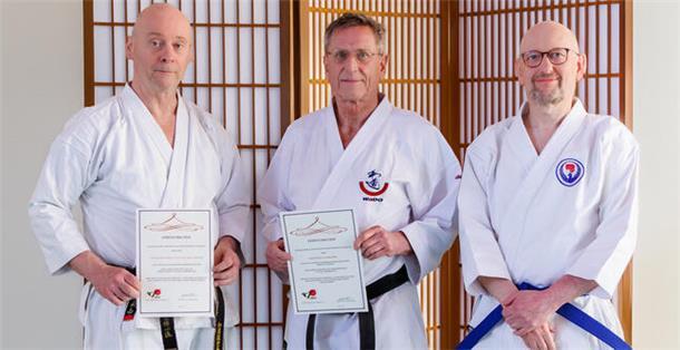 Hohe Ehrung für Schramm und die Karate-Abteilung des GTV