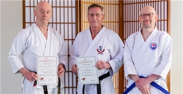 Hohe Ehrung für Schramm und die Karate-Abteilung des GTV