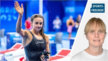 So leicht lässt sich Weltklasse-Schwimmerin Elena Semechin nicht unterkriegen