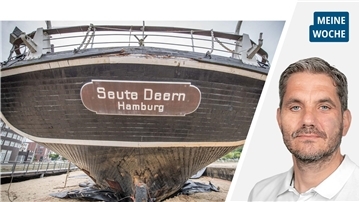 Das Heck der "Seute Deern"