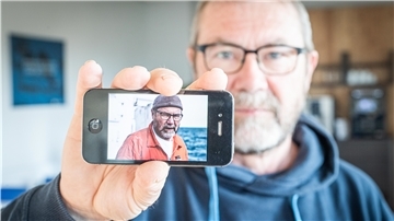 Detlev Suhr aus Bremerhaven leistete Flüchtlingshilfe im Mittelmeer auf dem deutschen Rettungsschiff „Alan Kurdi“. 
