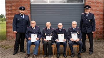 60 Jahre bei der Freiwilligen Feuerwehr