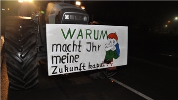Die Bauern protestieren weiter gegen die Auflagen