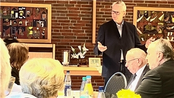 Björn Thümler sprach jetzt vor dem Bürgerverein Strohausen. 