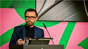 Björn Ulvaeus auf der Innovationskonferenz DLD in München.