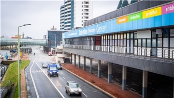 Blick auf die Columbusstraße im Februar 2020.