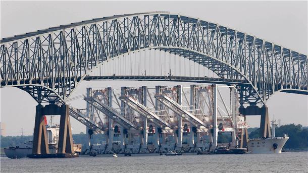 Blick auf die Francis Scott Key Bridge in Baltimore (Archivbild).