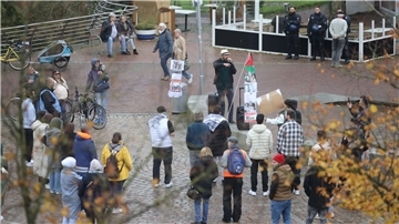 Blick auf die Versammlung in Cuxhaven.