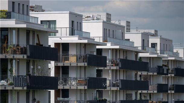 Blick auf Neubau-Wohnungen im Berliner Bezirk Schöneberg.