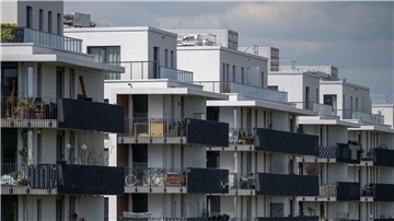 Blick auf Neubau-Wohnungen im Berliner Bezirk Schöneberg.