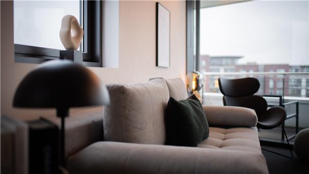 Blick in das qualitativ hochwertig ausgestattete Apartment „Marina“. Foto: Hartmann