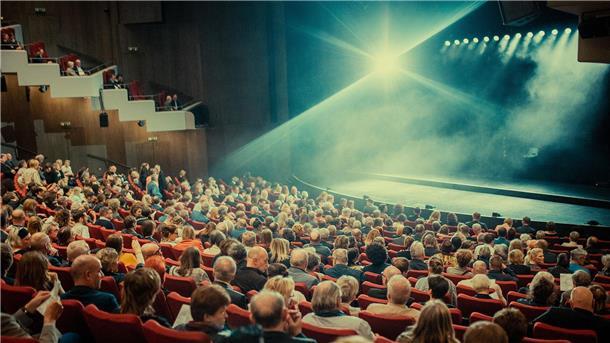 Blick in den Zuschauerraum des Ruhrfestspielhauses in Recklinghausen. Das Theater-, Musik- und Tanzfestival endet am Sonntag.