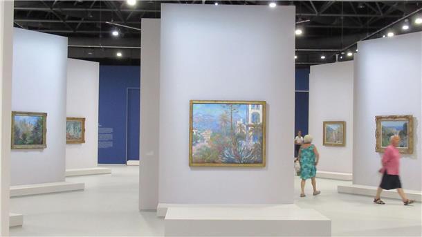 Große Monet-Schau in Monaco: Von Monte-Carlo bis Bordighera Blick in die Ausstellung  „En pleine lumière“ (Bei vollem Licht) im Grimaldi-Forum.