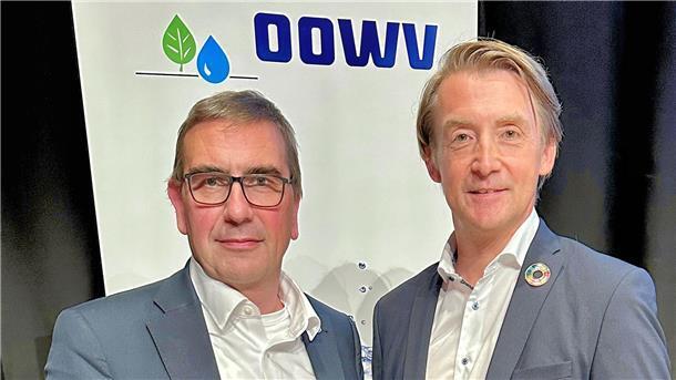 Vor diesen großen Aufgaben steht der Wasserverband OOWV Der Vorsteher und der Geschäftsführer des OOWV
