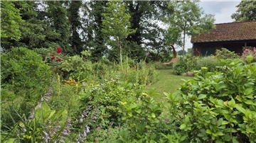Blüten und Pflanzen in allen Farben und Formen erwarten die Besucher im Garten Wilhelm in Jeersdorf.