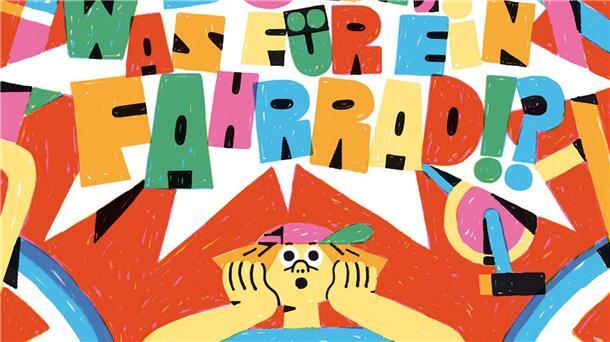 Sprayer Krashkid bringt Kinderbuch für Fahrradfans heraus „Boah, was für ein Fahrrad!?“ heißt das Buch des Illustratoren Caspar David Engstfeld.