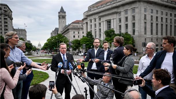 Boris Pistorius in Washington.