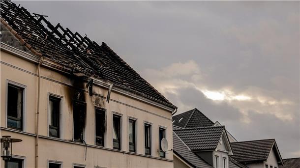 Oma und Enkel sterben bei Hausbrand in Flensburg Brandschäden an einem Mehrfamilienhaus in der Flensburger Neustadt.