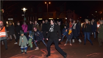 Üben für den Aktionstag „One Billion Rising“ 