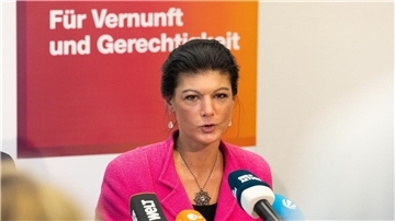 BSW-Chefin Sahra Wagenknecht kann sich Hoffnungen auf einen Einzug ins sächsische Landesparlament machen.