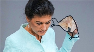 BSW-Gründerin Sahra Wagenknecht dringt auf Aufarbeitung der Maßnahmen während der Corona-Pandemie. (Archivbild)