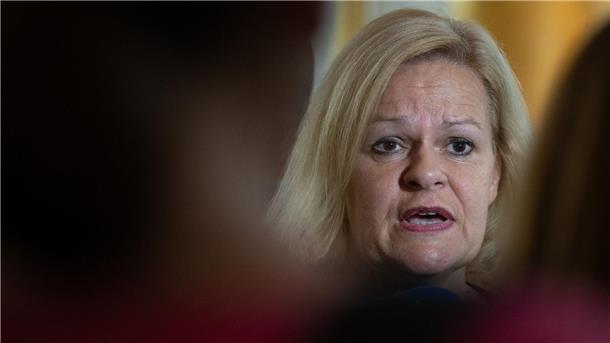 Bundesinnenministerin Nancy Faeser (SPD).