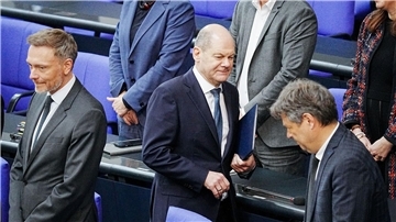 Bundeskanzler Olaf Scholz, Finanzminister Christian Lindner und Wirtschaftsminister Robert Habeck haben sich an den Beratungen zum Heizungsgesetz beteiligt.