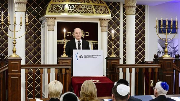 NS-Pogrome: Scholz fordert „Aufstehen gegen Hass“ Bundeskanzler Olaf Scholz: „Jede Form von Antisemitismus vergiftet unsere Gesellschaft.“