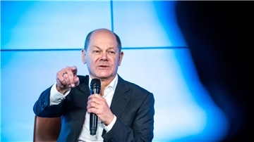 Bundeskanzler Olaf Scholz (SPD).