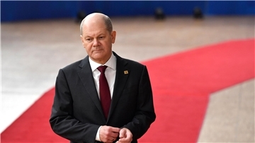 Bundeskanzler Olaf Scholz zeigt sich positiv.