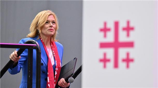 Kirchentag als „Frühlingsmärchen“: Drei Erkenntnisse Bundestagspräsidentin Klöckner hatte mit Kritik an der Kirche eine Debatte ausgelöst.