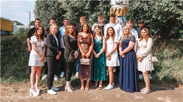 Carl-von-Ossietzky, Oberschule, Kl. 10c: hintere Reihe: Lucas Flint, Jasper Lück...