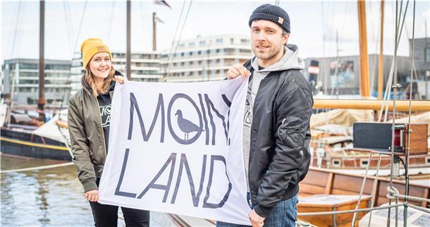Caroline Lehnigk und Marco Fischer aus Hagen im Bremischen sind Gründer des Labels „Moinland“.