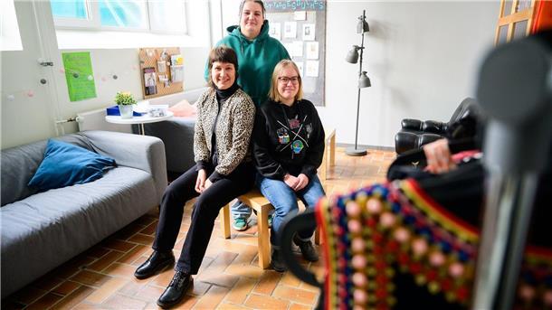 Wo Mädchen ihre Ruhe haben Catherine Bartl (links im Bild) und die Jugendleiterinnen Henrike Klinger (hinten im Bild) und Damaris Schulz wollen Mädchen fördern.