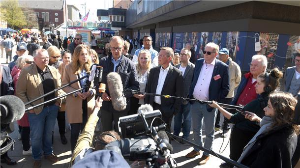 Friedrich Merz kam im Wahlkampf nach Bremerhaven
