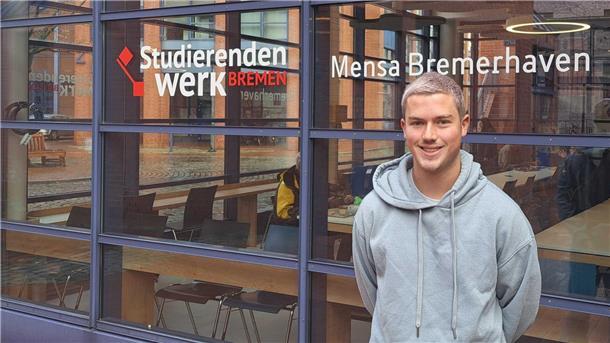 Christian Saathoff aus Aurich studiert in Bremerhaven den Studiengang „Gründung, Innovation, Führung“ (GIF).